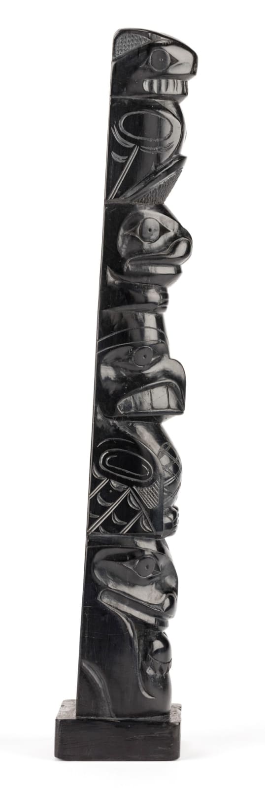 UNIDENTIFIED HAIDA ARTIST, Model Totem Pole, c. 1900-1920