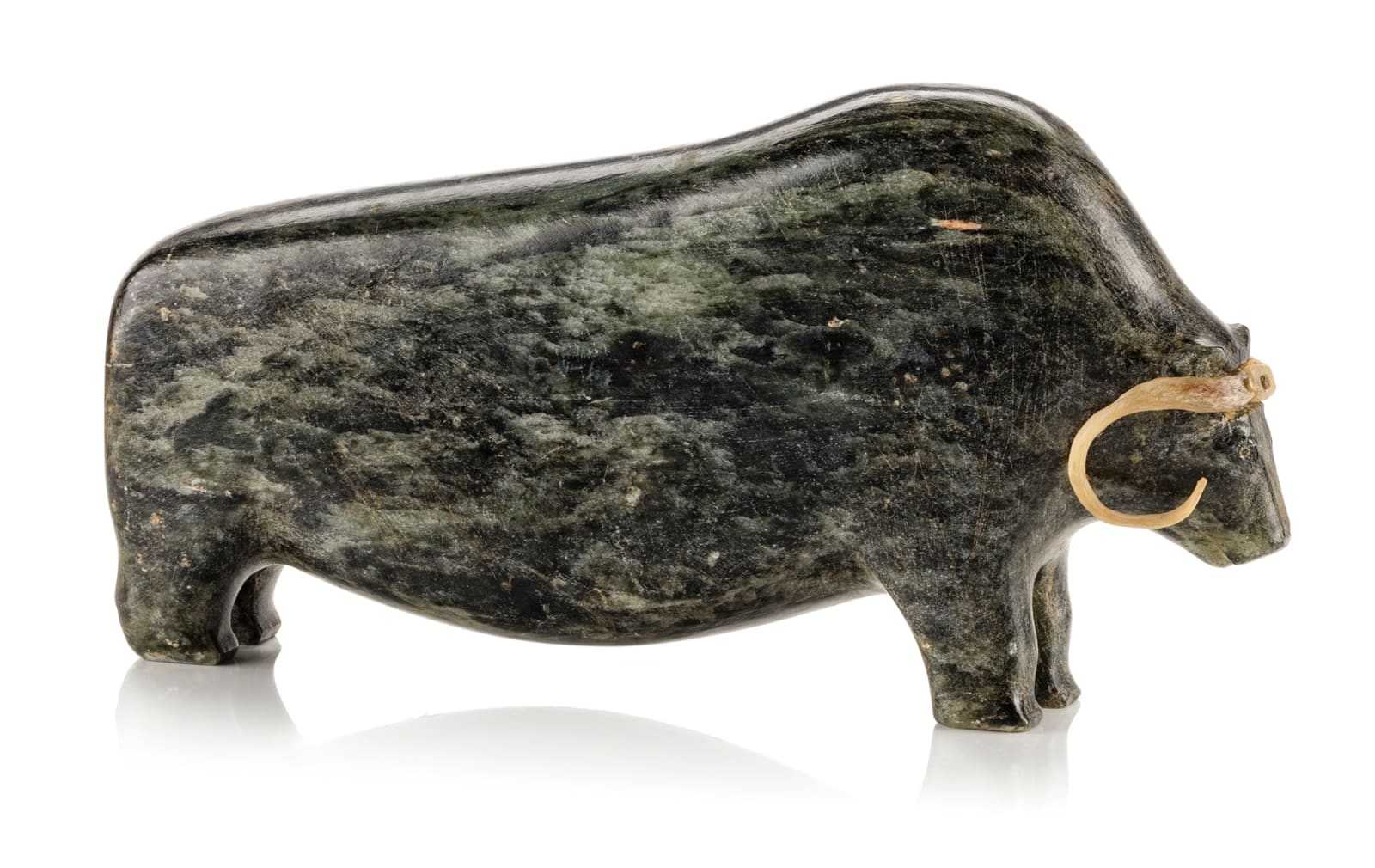 GEORGE TATANNIQ (1910-1991) QAMANI’TUAQ (BAKER LAKE), Muskox, early 1960s