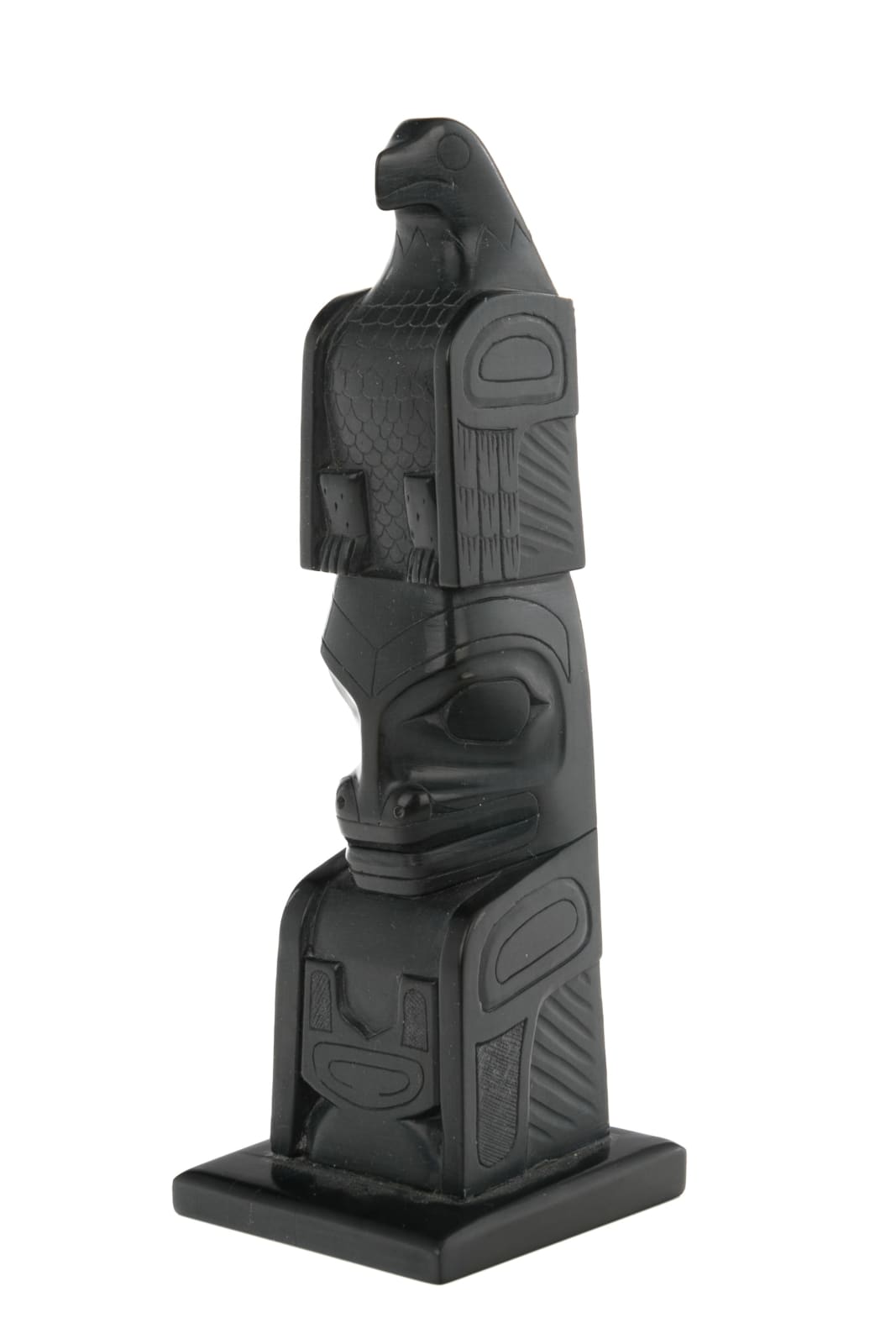 PAT DIXON (1938-2015) HAIDA, Model Totem Pole, April 1966