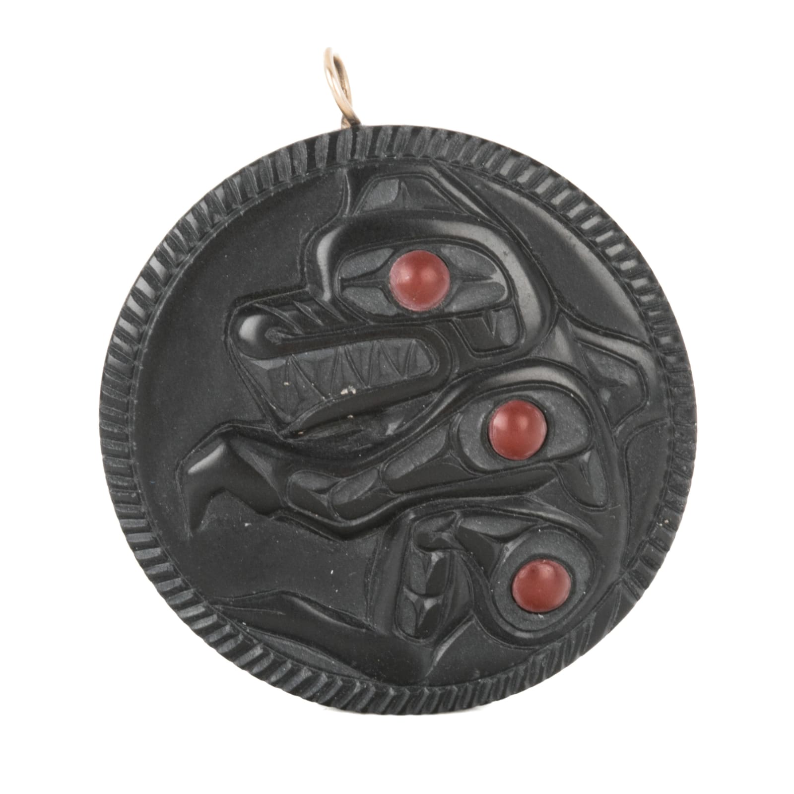 UNIDENTIFIED HAIDA ARTIST, Waasgo Pendant, 25 July 1989