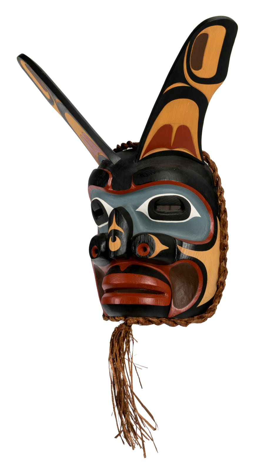 TREVOR HUNT (1975-) KWAKWA̱KA̱ʼWAKW, FORT RUPERT, B.C., Sea Monster Mask, 27 Feb 2003