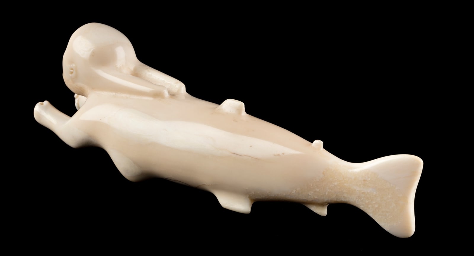 ATTRIBUTED TO OSUITOK IPEELEE, R.C.A. (1922 or 1923-2005) KINNGAIT (CAPE DORSET), Sea Goddess, c. 1960