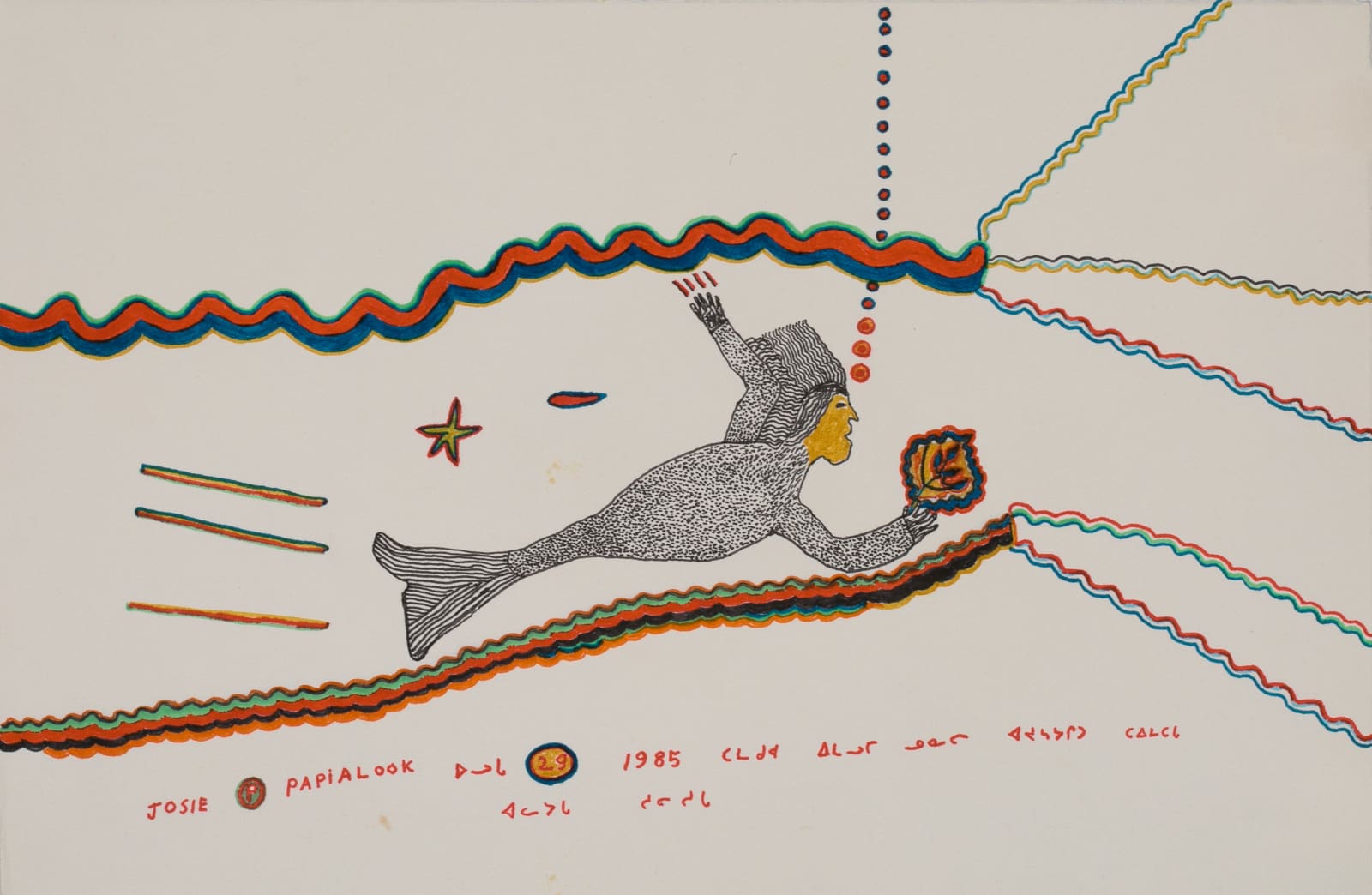 JOSIE PAMIUTU PAPIALUK (1918-1996) PUVIRNITUQ (POVUNGNITUK), Day 29 (When Springtime Arrives), 1985