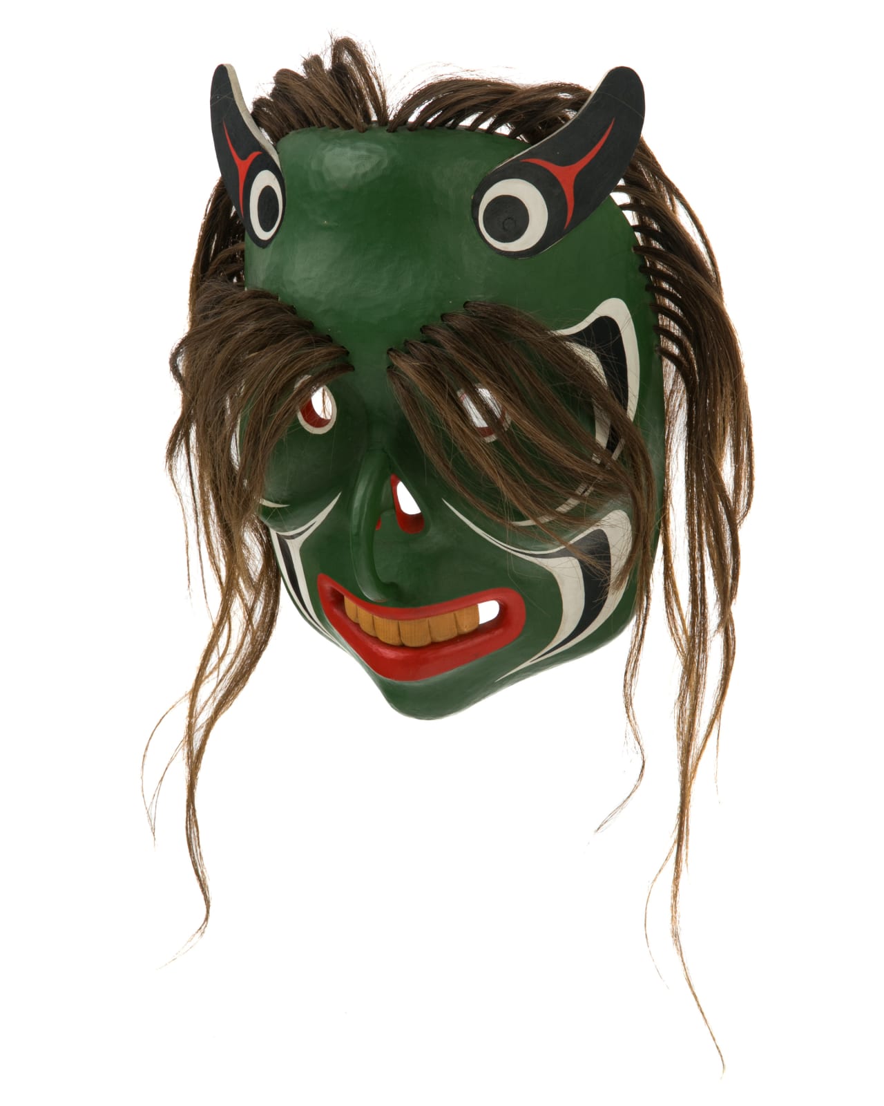 BEAU DICK (1955-2017) KWAKWA̱KA̱ʼWAKW, Bookwoos (Ba̱k’wa̱s / Bukwus / Wild Man Mask), 1984