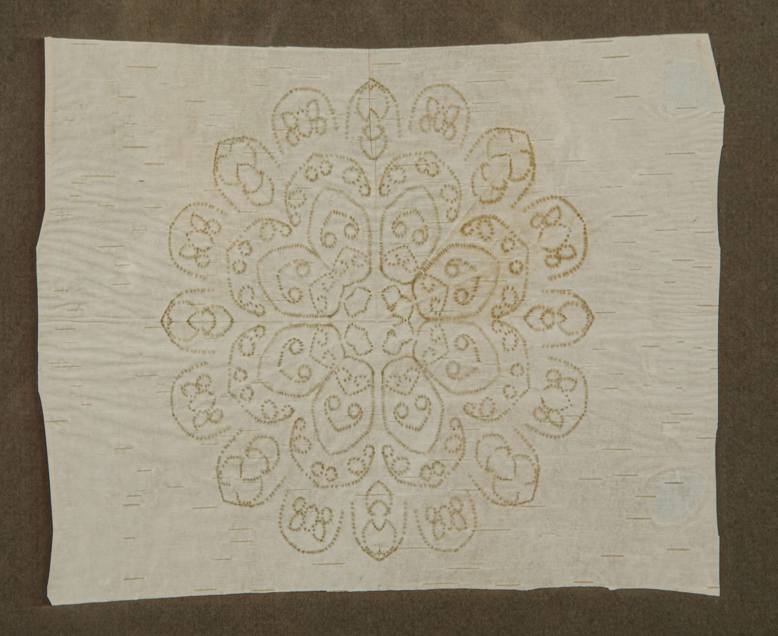 ANGELIQUE MERASTY (1924-1996) CREE, Birch Bark Biting, 1980s