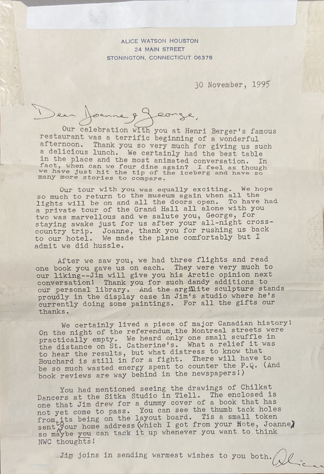 JAMES ARCHIBALD HOUSTON, O.C., F.R.S.A. (1921-2005), Chilkat Dancer