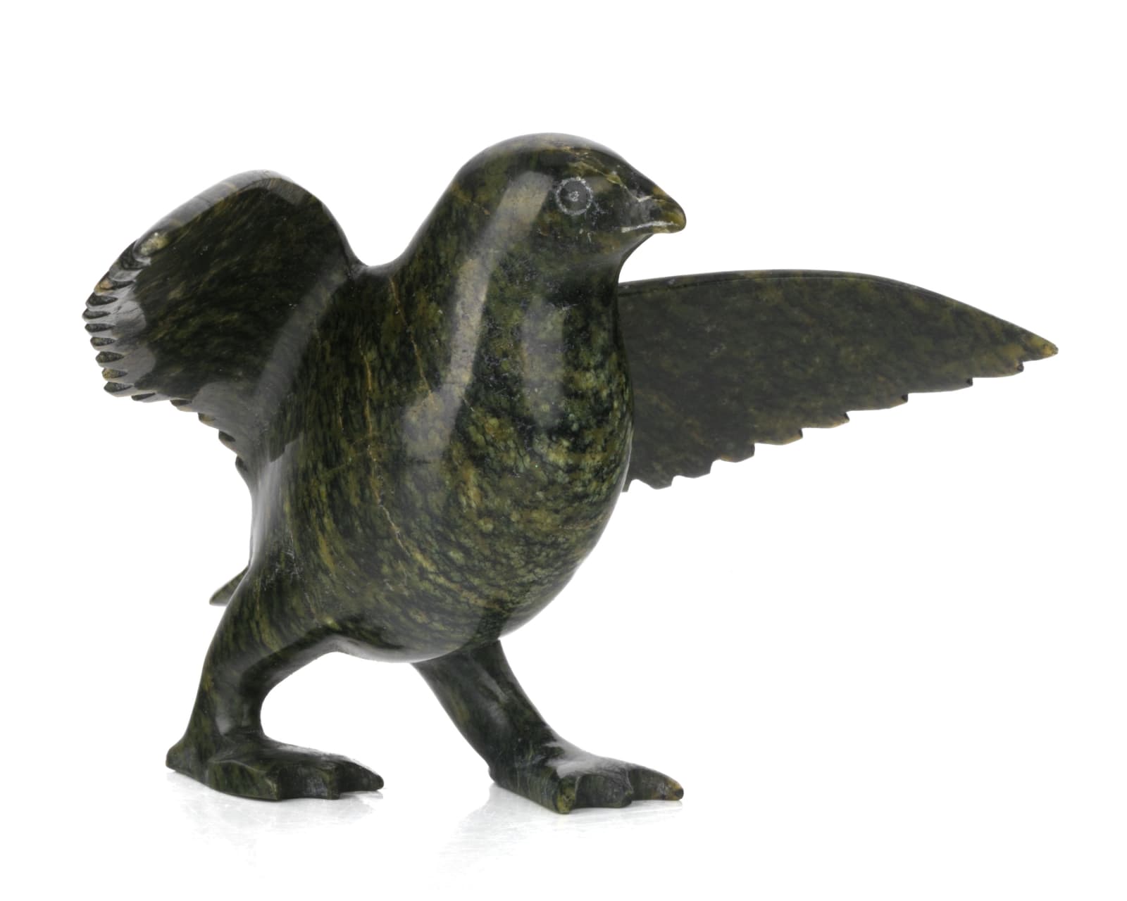 NAPACHIE SHARKY (1971-2018) KINNGAIT (CAPE DORSET), Alighting Bird, mid-2000s