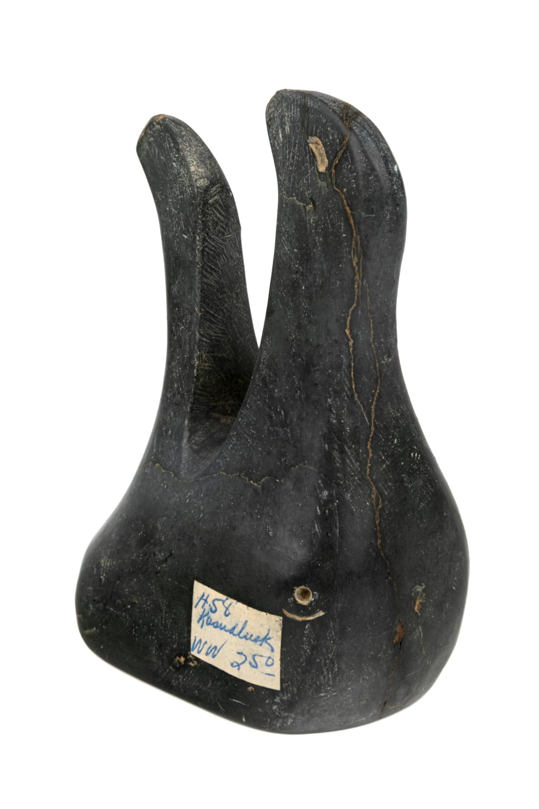 JOHNNY KASUDLUAK (1935-) KUUJJUARAAPIK (GREAT WHALE RIVER), Head of a Bird / Bird and Hatchling, 1958