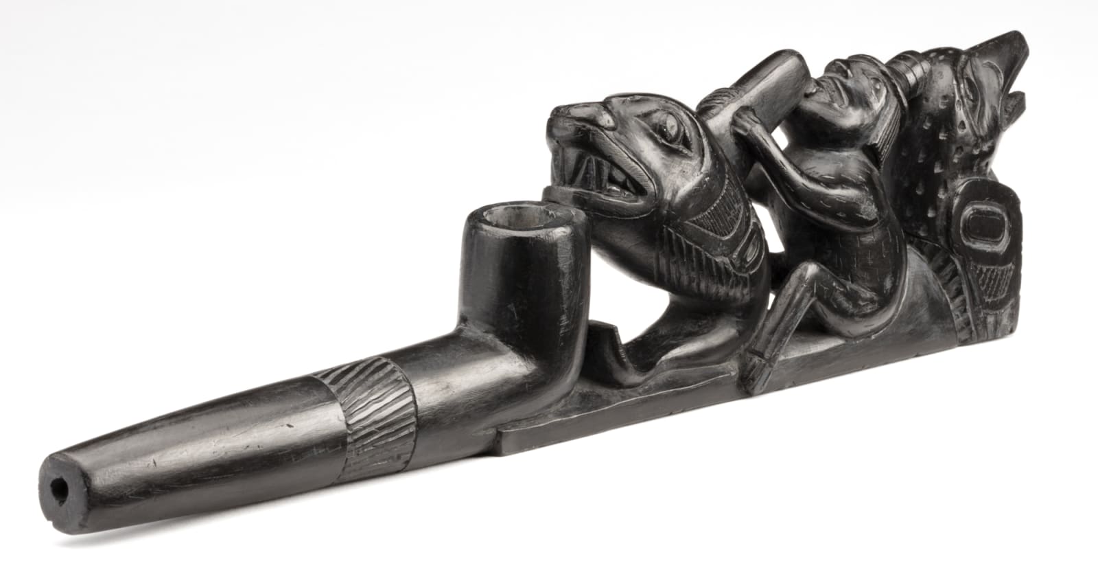 UNIDENTIFIED ARTIST, HAIDA, Late Trade Pipe, c. early 1880s