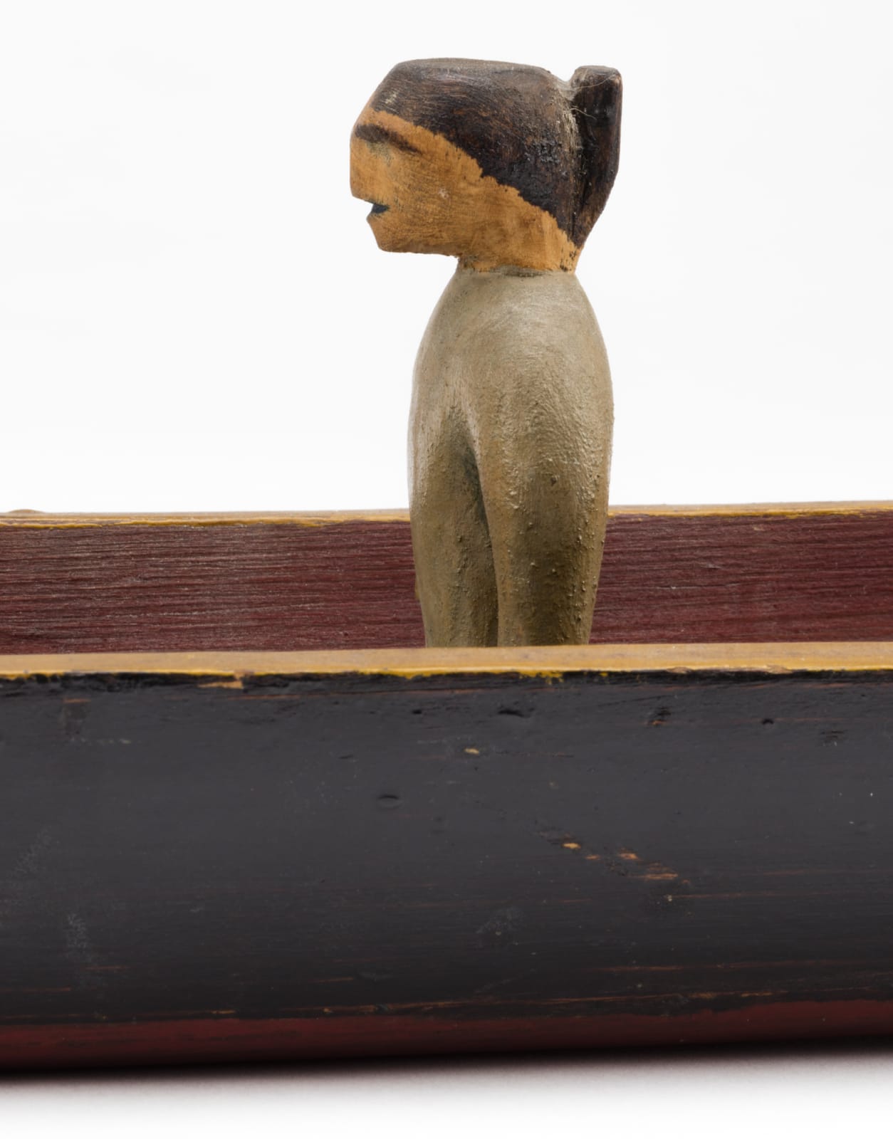 UNIDENTIFIED ARTIST, NUU-CHAH-NULTH OR COAST SALISH, Large Model Canoe with Figures, late 19th century
