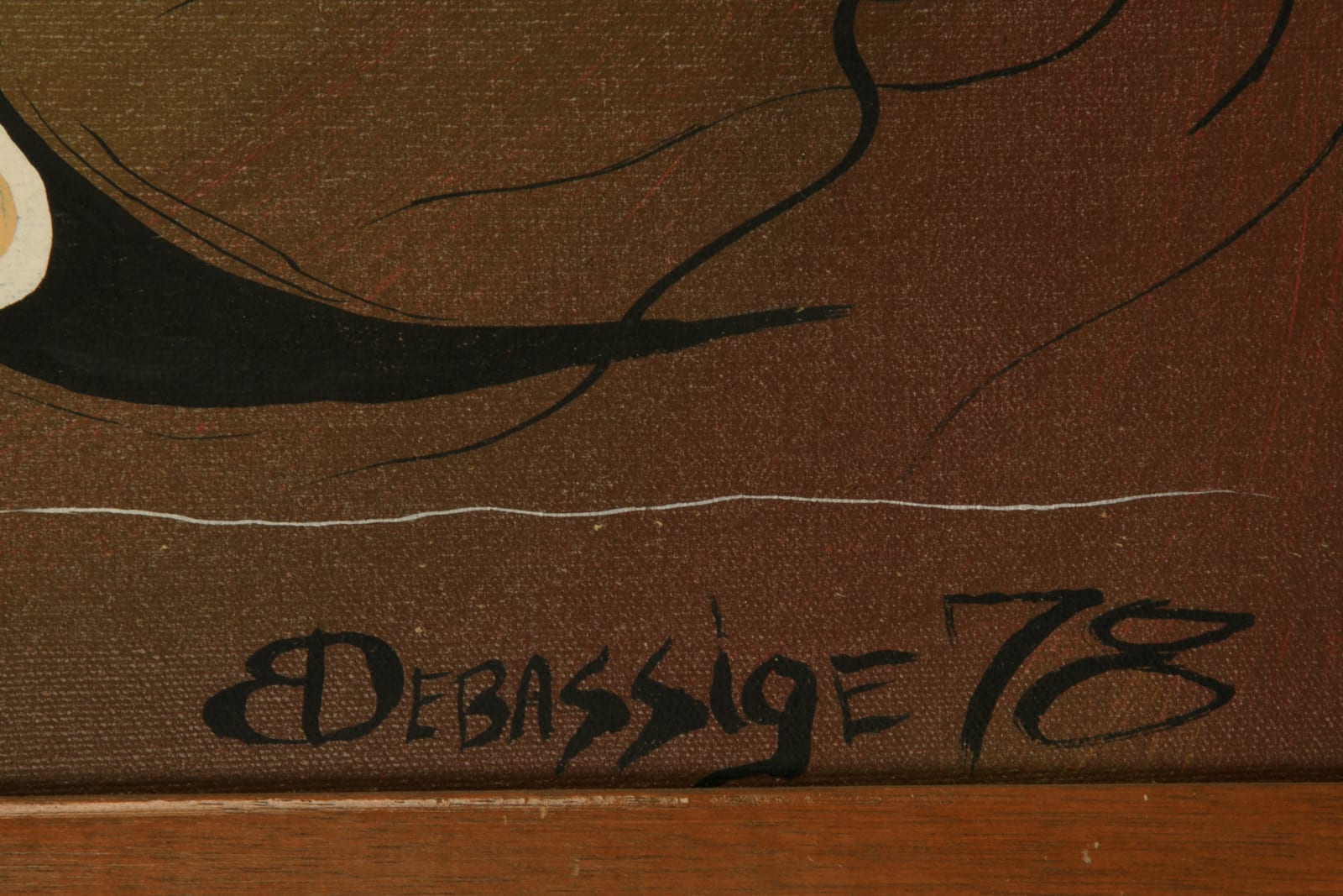 BLAKE DEBASSIGE (1956-2022) ANISHINAABE (OJIBWE), Forces of Nature, 1978