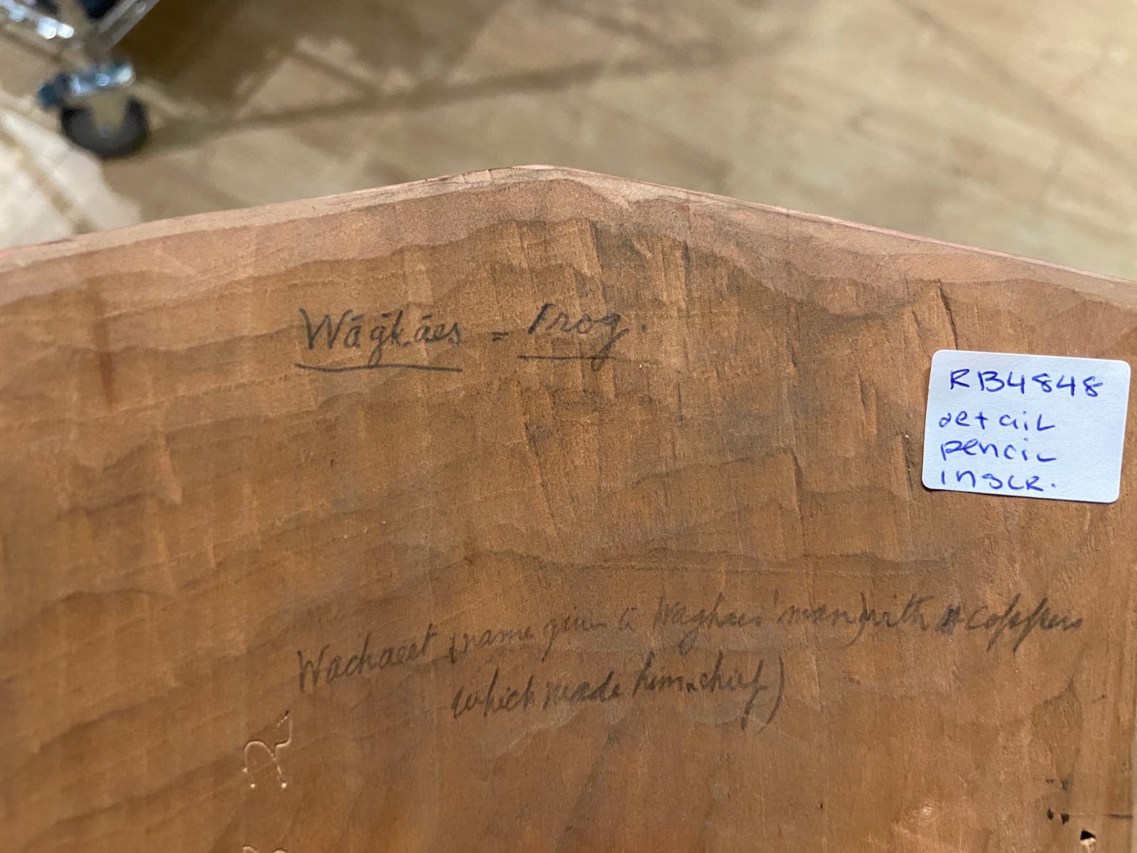 MUNGO MARTIN (1879-1962) KWAKWA̱KA̱ʼWAKW, Frog Frontlet, c. 1930