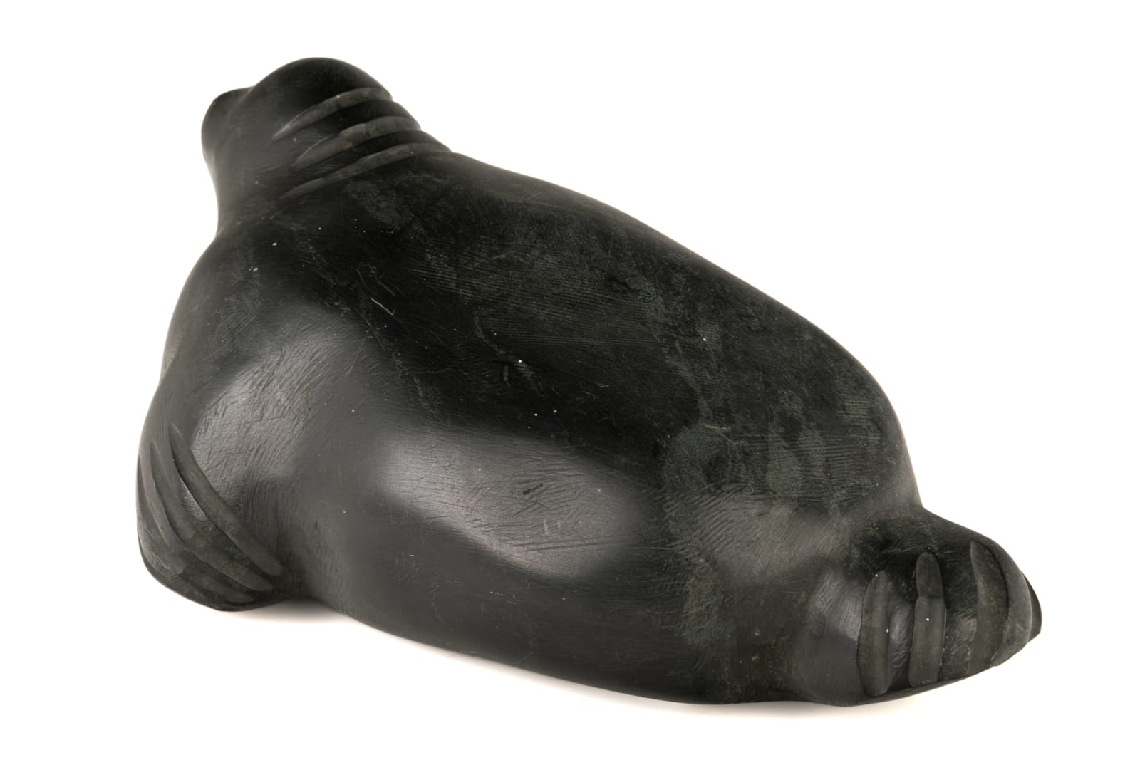 IRENE TAVINIQ KALURAQ (1934-) QAMANI’TUAQ (BAKER LAKE), Corpulent Seal, c. late 1970s