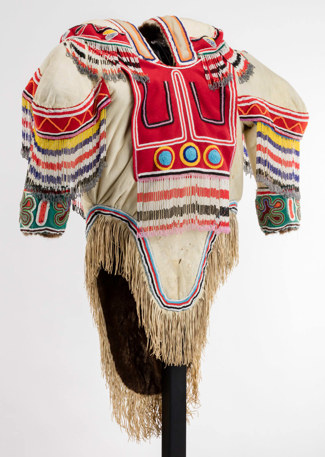 UNIDENTIFIED INUIT ARTIST, Beaded Caribou Skin Amautiq, c. 1980s