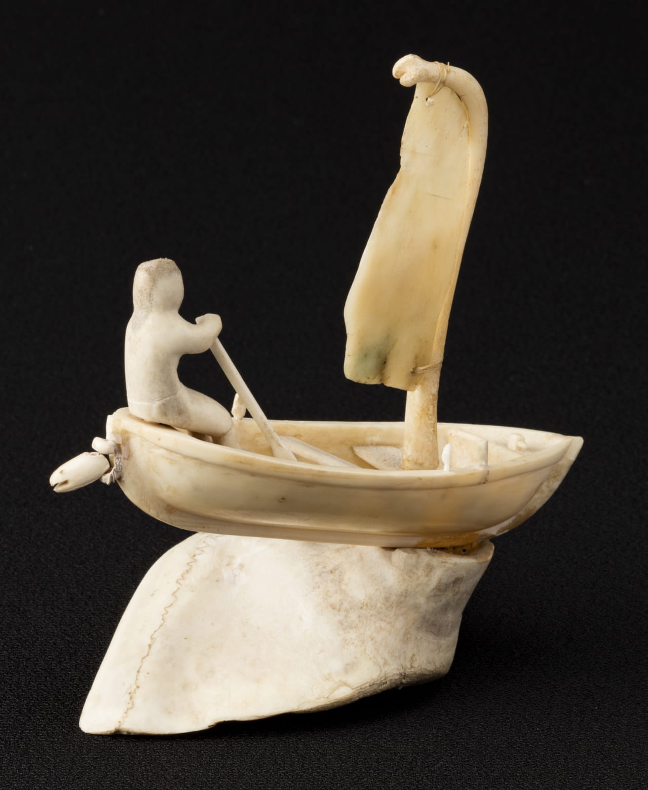 UNIDENTIFIED INUIT ARTIST, Spirit Boat, probably early 1970s