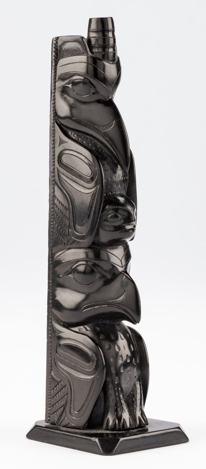 UNIDENTIFIED HAIDA ARTIST, Model Totem Pole, c. 1900-1920