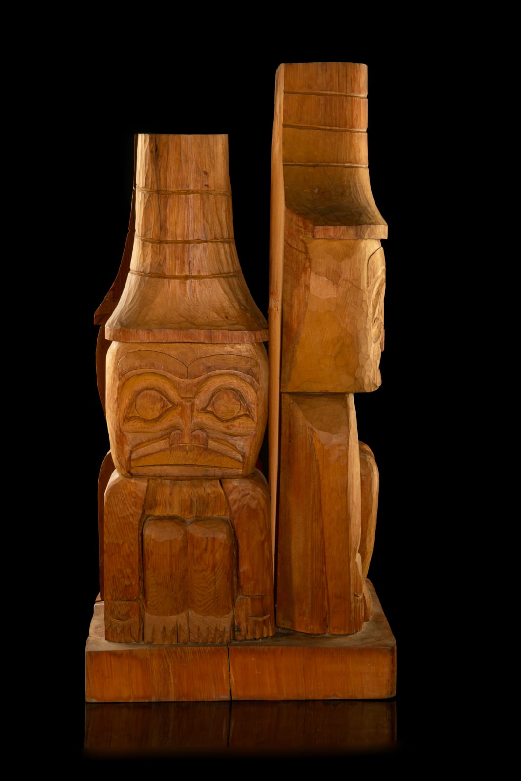 C. JONES JR., HAIDA, SKIDEGATE, B.C., Three Watchmen, 1986