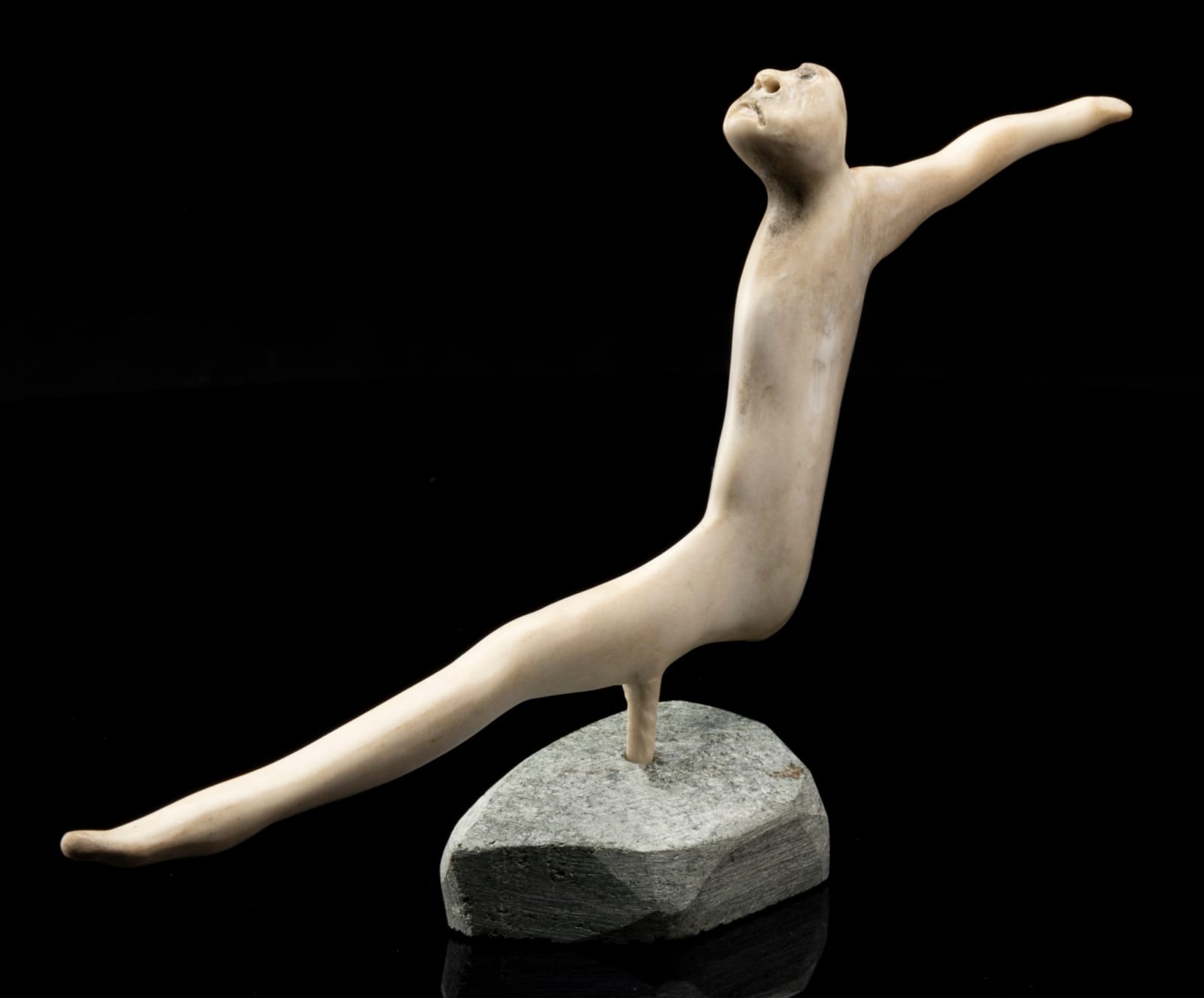 NICK SIKKUARK (1943-2013) UQSUQTUUQ (GJOA HAVEN), Somersaulting Figure, c. 1990 or later