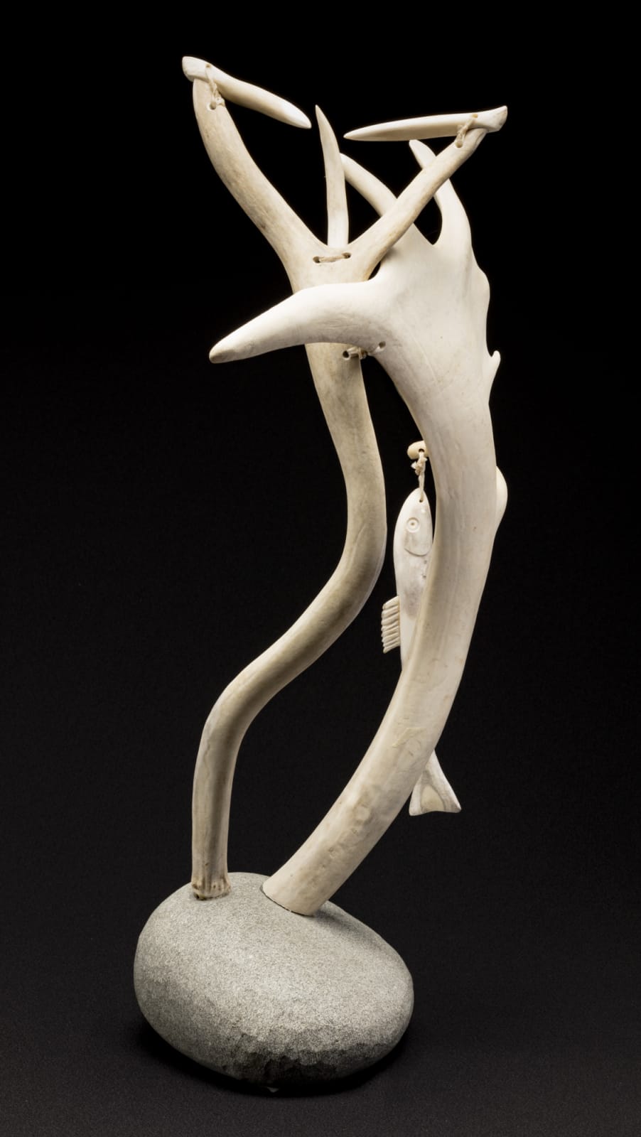 MATTIUSI IYAITUK (1950-) IVUJIVIK, I Got My First Fish, 2006