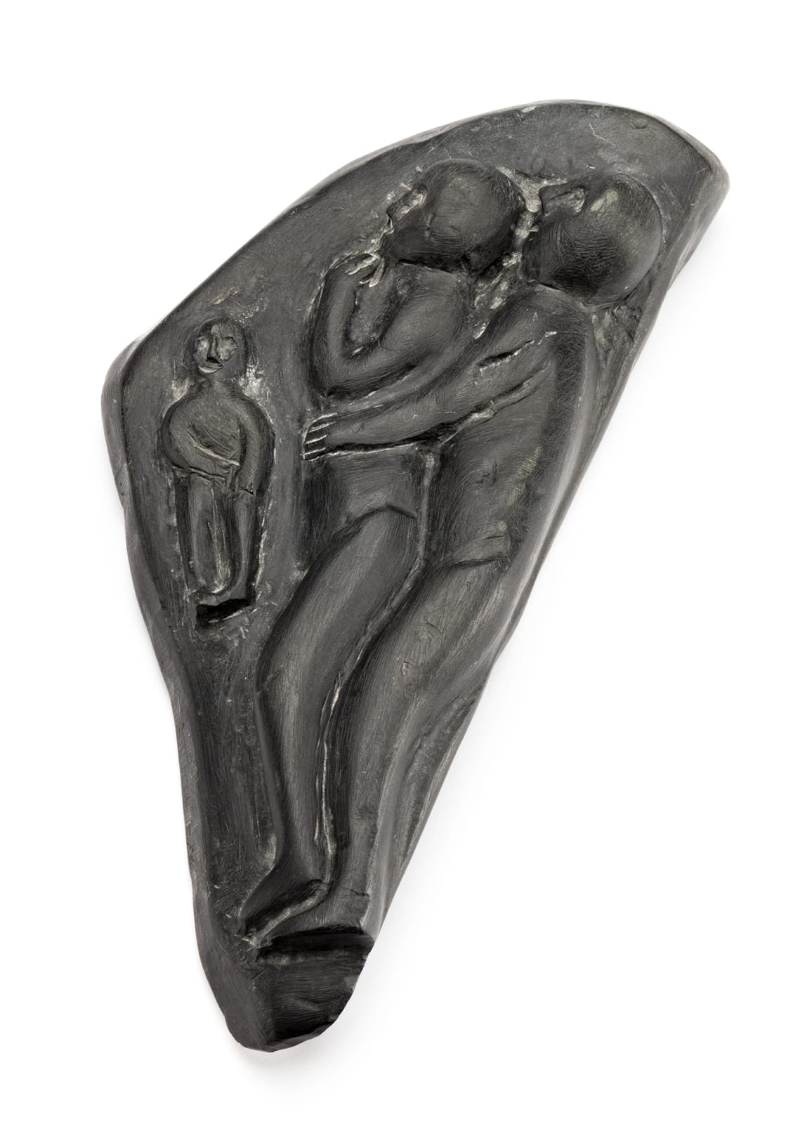 MIRIAM NANURLUQ QIYUK (1933-2016) QAMANI'TUAQ (BAKER LAKE), Sleeping Couple with Young Child, 1990s