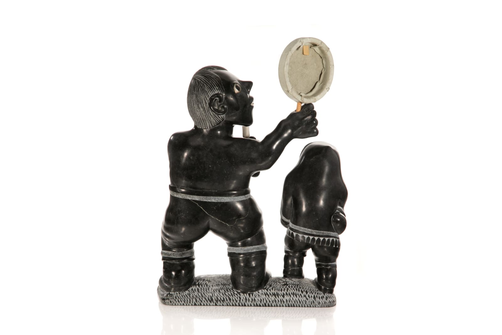 SIMEONIE ELIJASSIAPIK (1948-) INUKJUAK (PORT HARRISON), Drum Dancing Scene, 1985