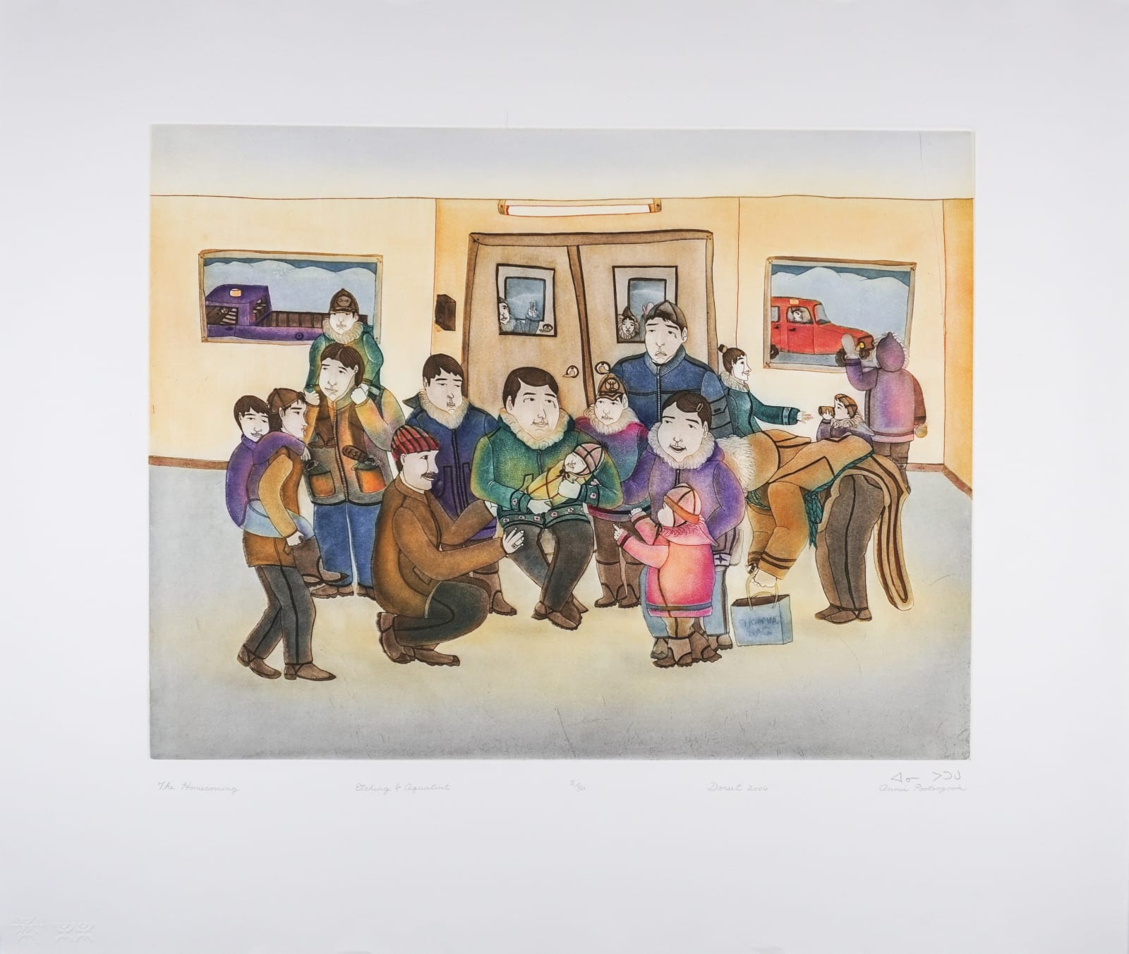 ANNIE POOTOOGOOK (1969-2016) KINNGAIT (CAPE DORSET), The Homecoming, 2006 #2