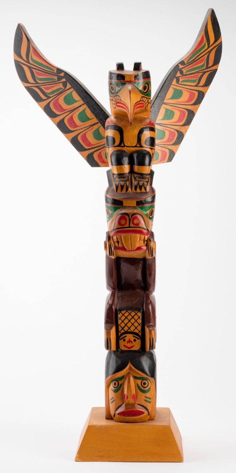 ELLEN NEEL (1916-1966) KWAKWA̱KA̱ʼWAKW, Model Totem Pole, 1965