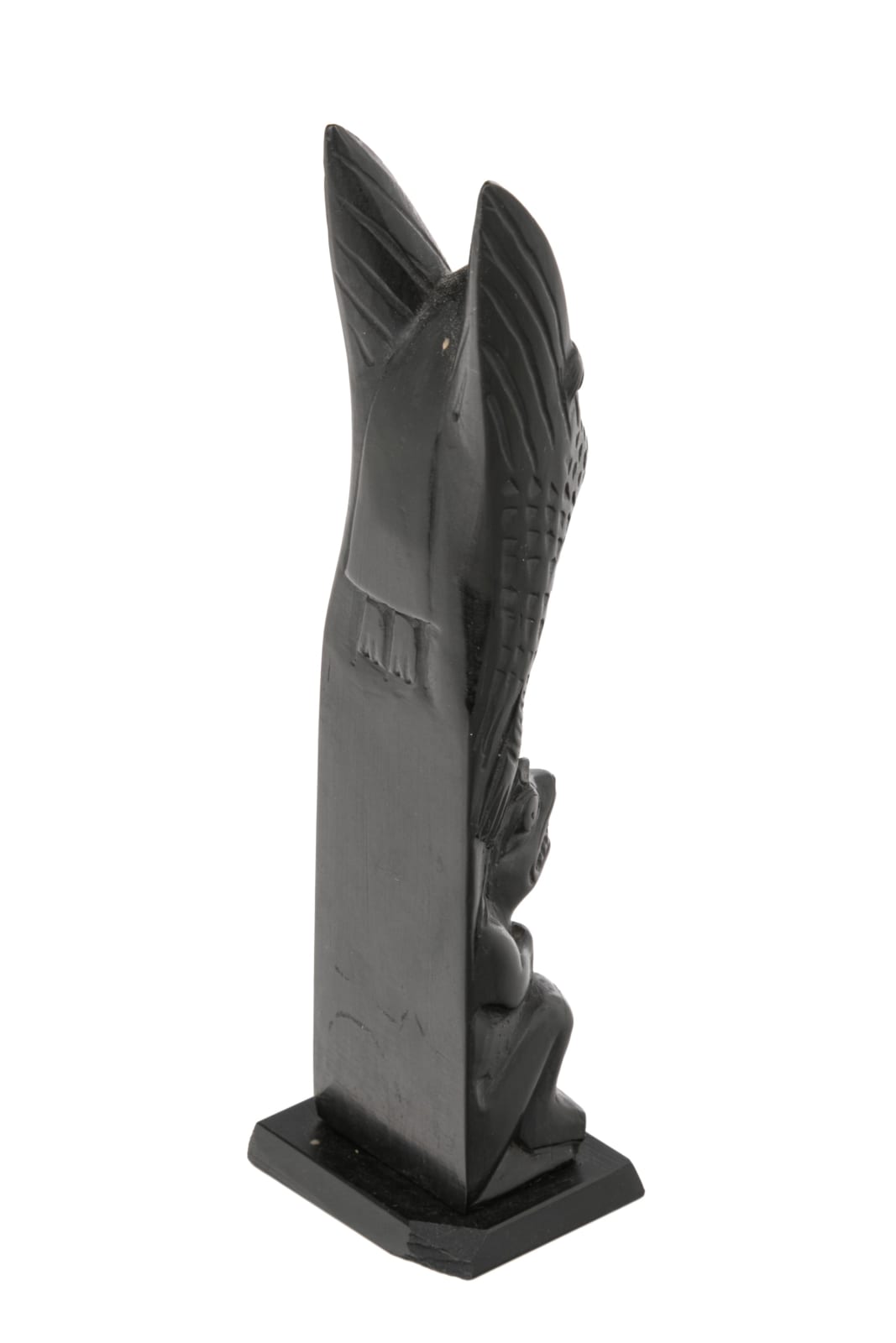 CAPTAIN ANDREW BROWN (1879-1962) HAIDA, Model Totem Pole, c. 1920s