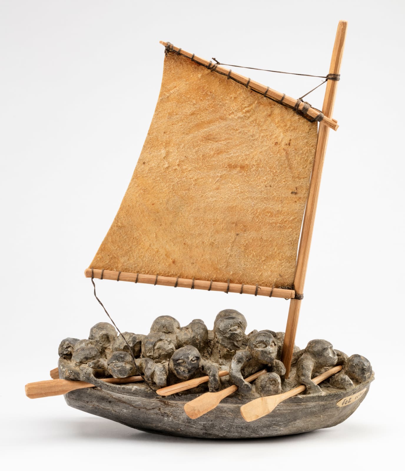 JOE TALIRUNILI (1893-1976) PUVIRNITUQ (POVUNGNITUK), Migration Boat, c. 1975