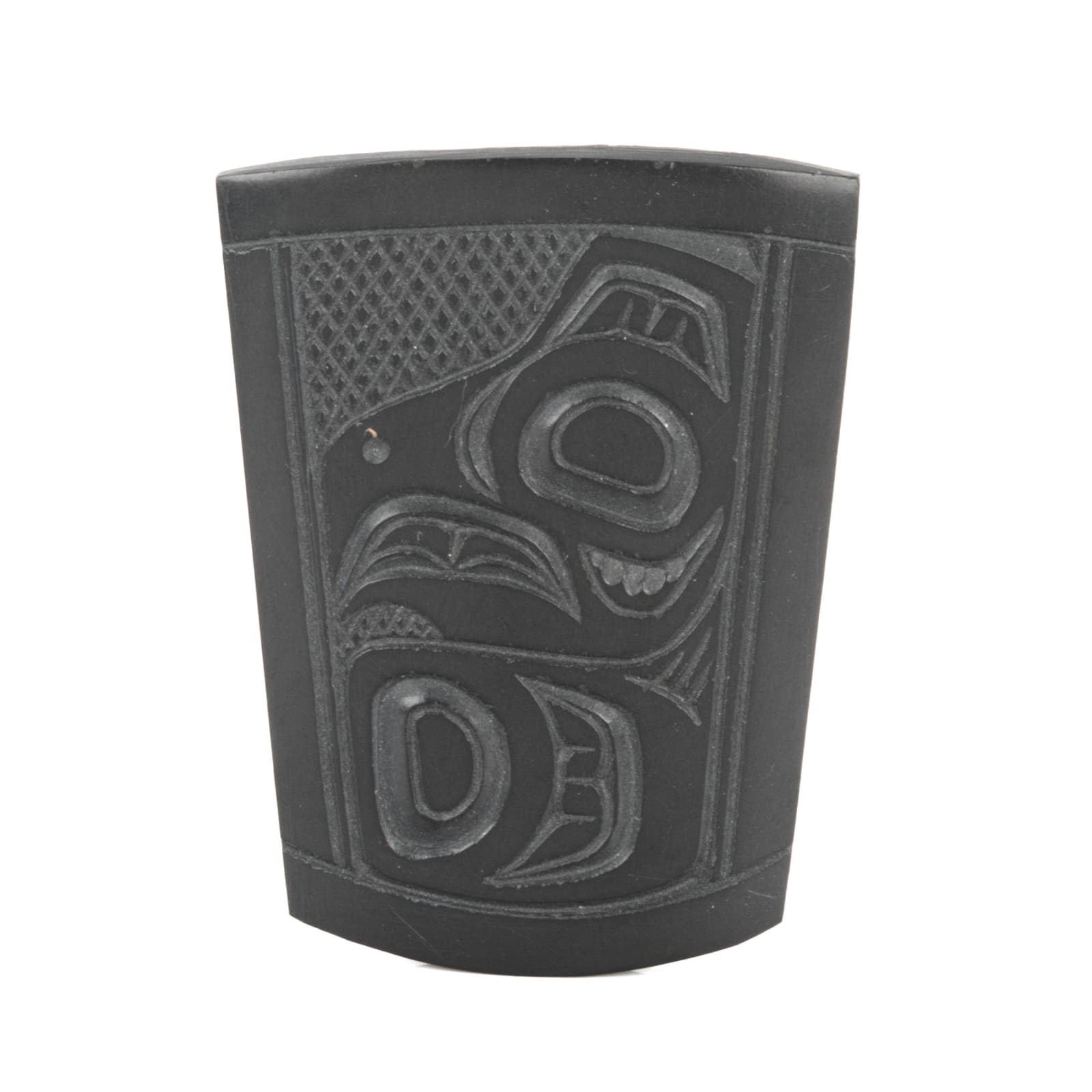 PAT DIXON (1938-2015) HAIDA, Brooch with Raven imagery, mid-late 1980s