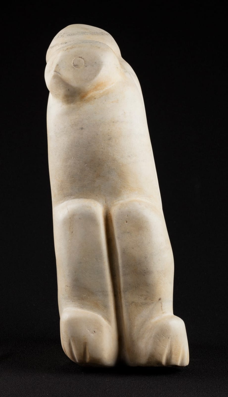 LATCHOLASSIE AKESUK (1919-2000) KINNGAIT (CAPE DORSET), Owl Couple, c. 1970-72