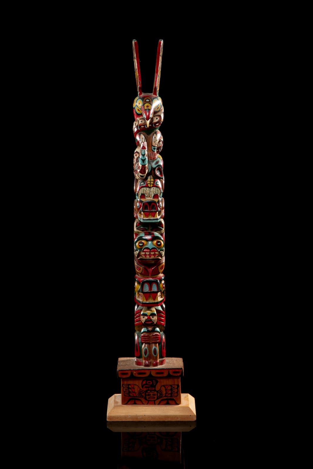 Attr.: JIMMY JOHN (1876-1987) NUU-CHAH-NULTH, Model Totem