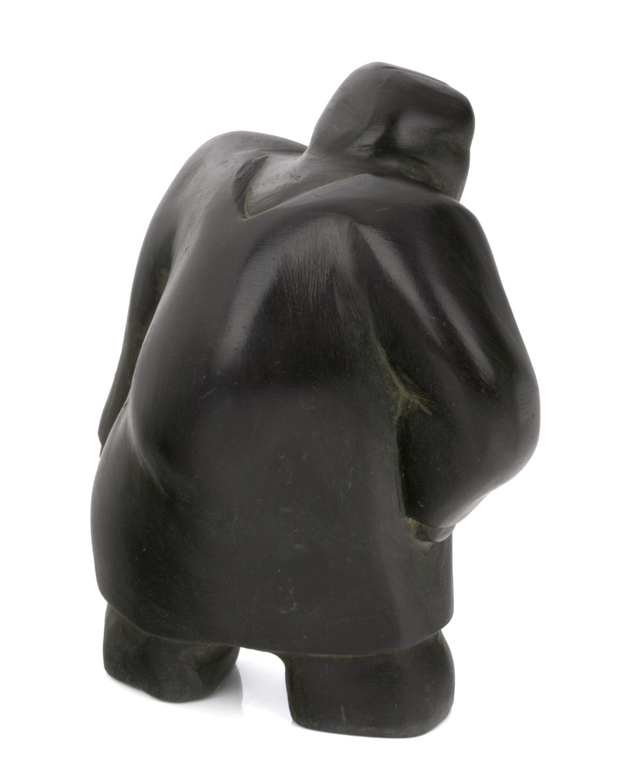 FANNY ARNGNAKIK ARNASUNGAAQ (1929-2001) QAMANI'TUAQ (BAKER LAKE), Happy Man, Starting a Journey, c. 1980