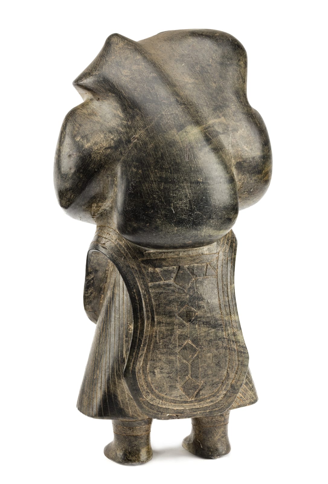 UNIDENTIFIED ARTIST, KINNGAIT (CAPE DORSET), Standing Mother and Child, early 1950s