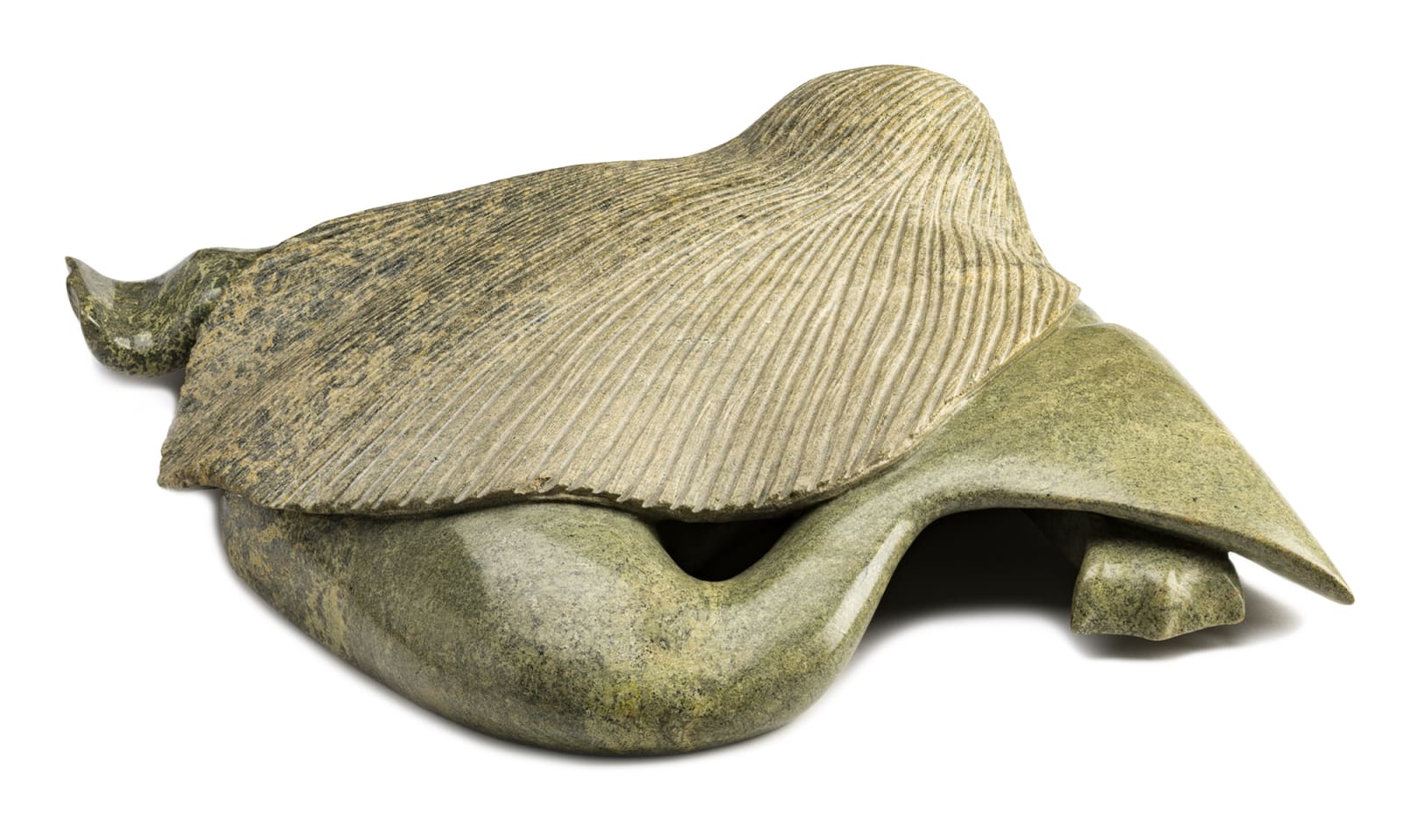 OVILOO TUNNILLIE, R.C.A. (1949-2014) KINNGAIT (CAPE DORSET), Swimming Sedna, 1998