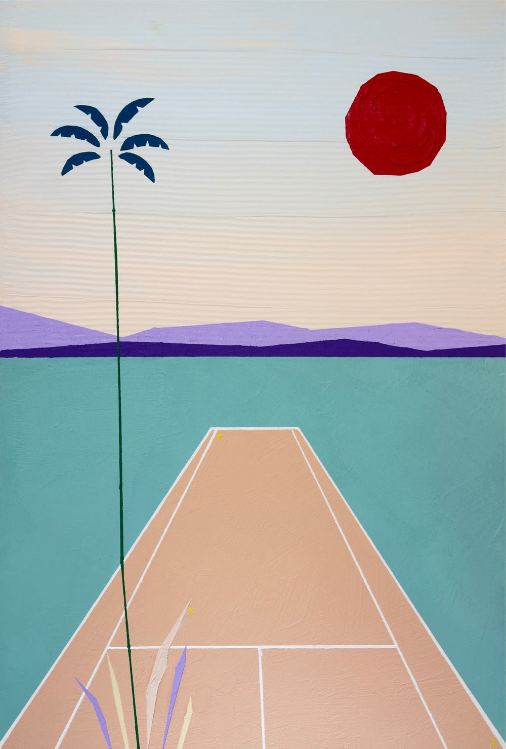 Blue Palm Tree, 2024
