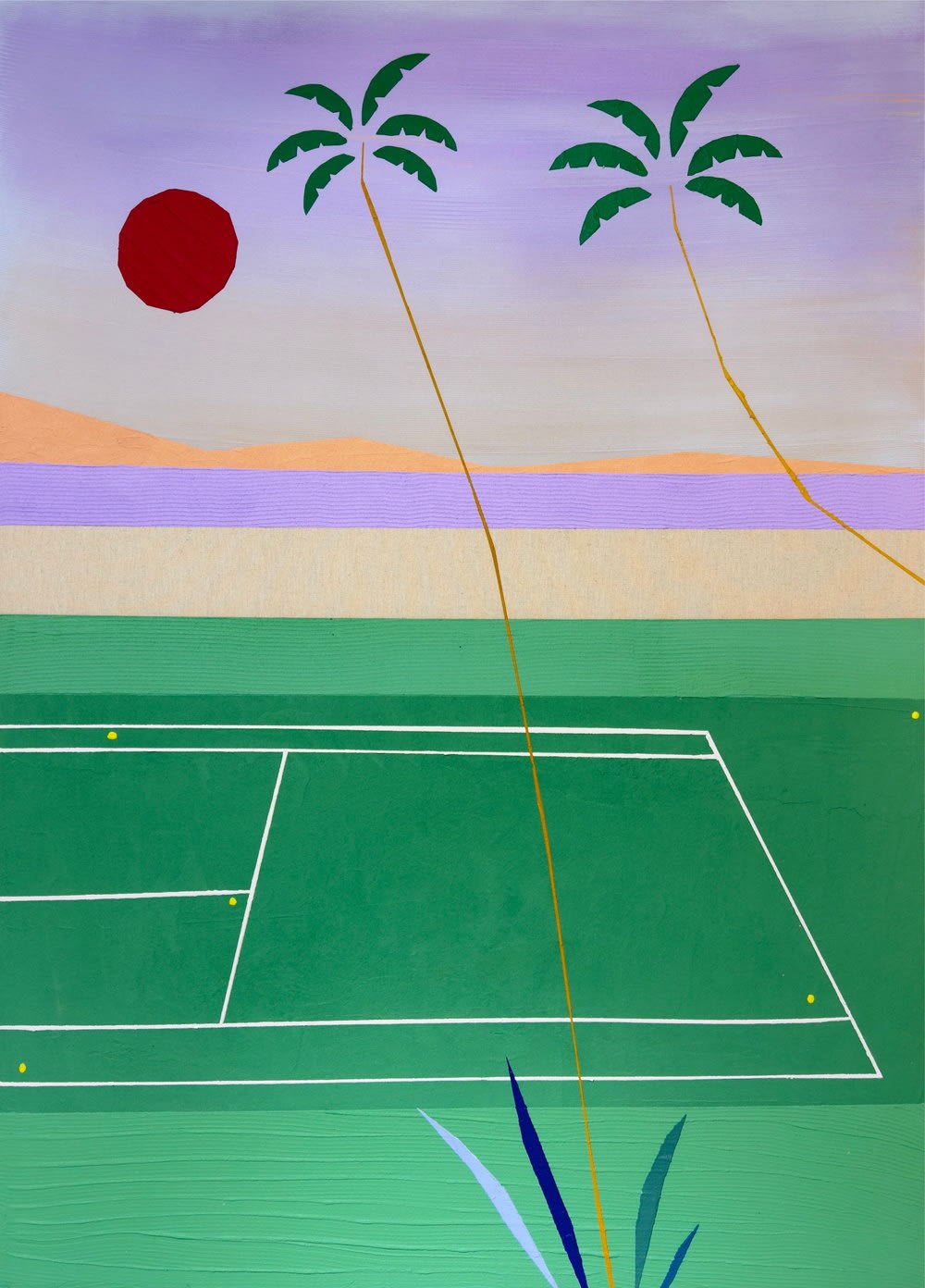 A Tennis Court in the Luberon, 2024