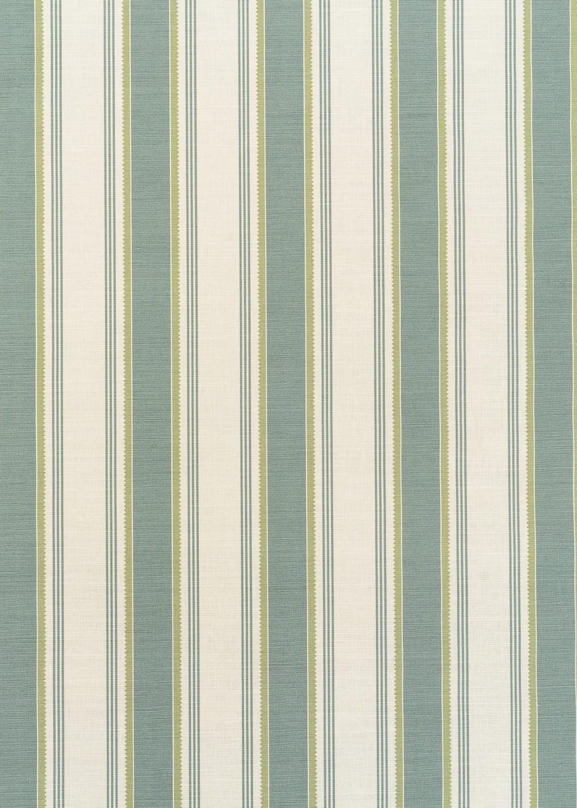 Pavillion Stripe Teal Green On Oyster