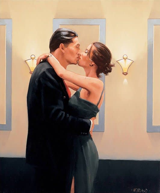 Jack Vettriano Betrayal First Kiss
