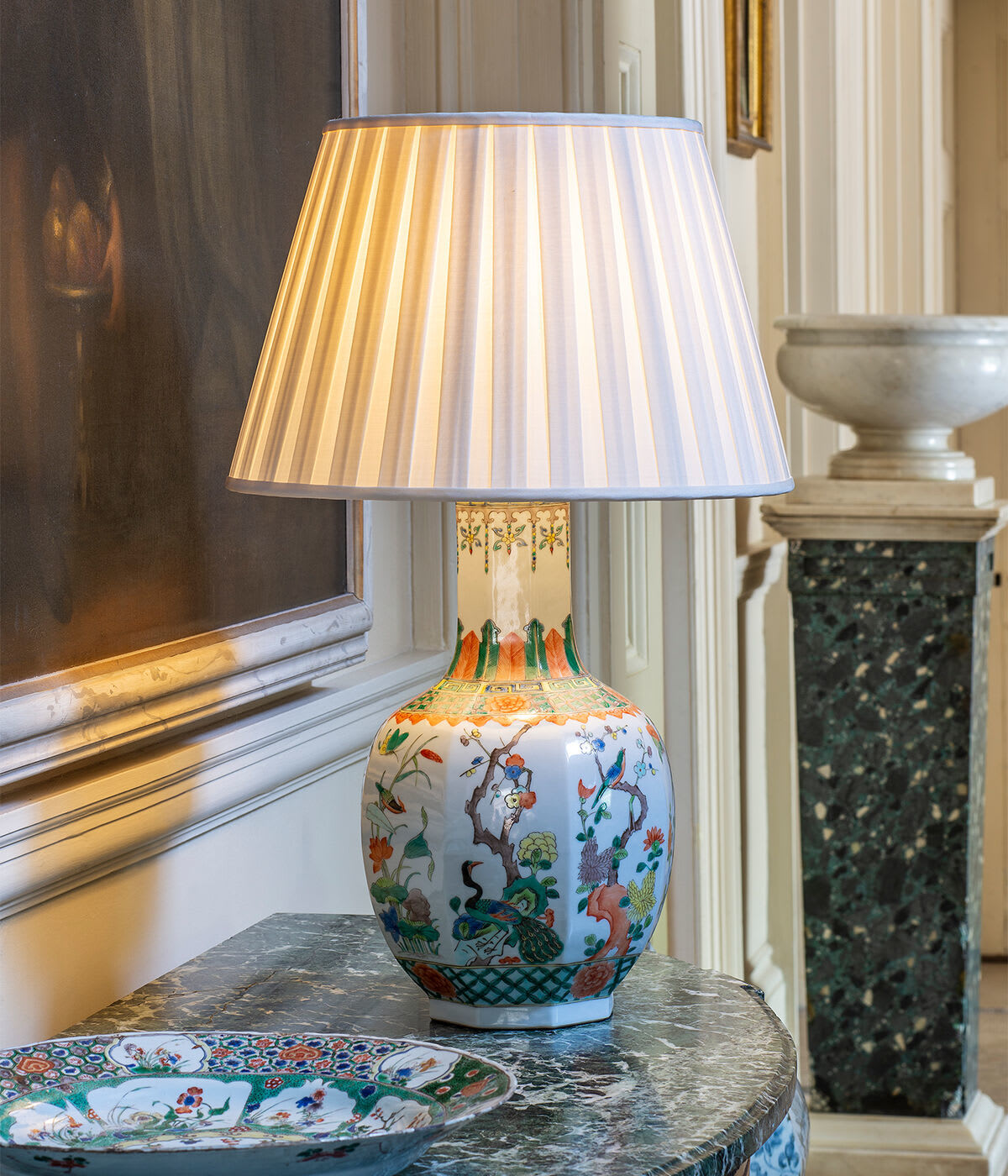 Famille Verte Table Lamp – Birds