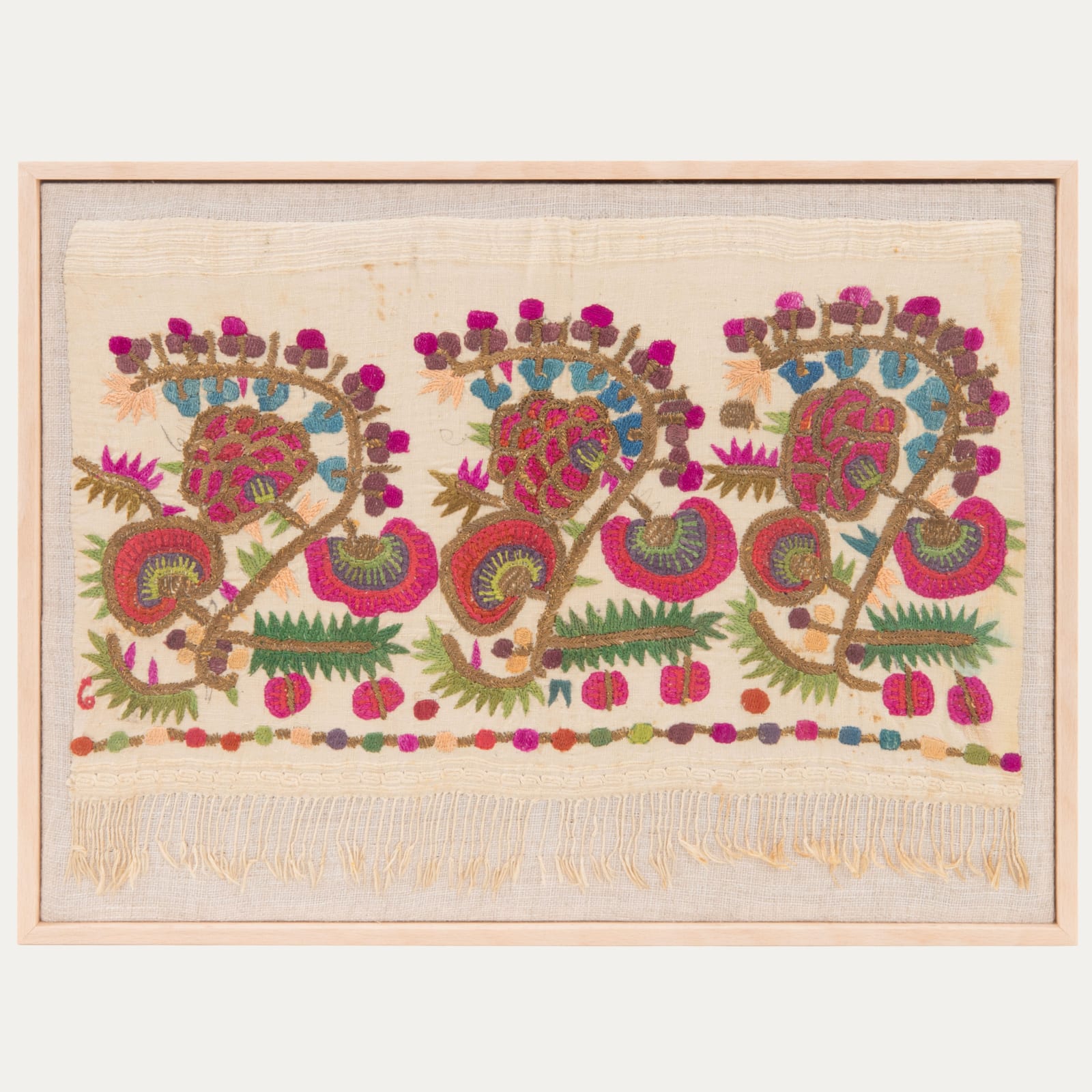 Framed Antique Textile