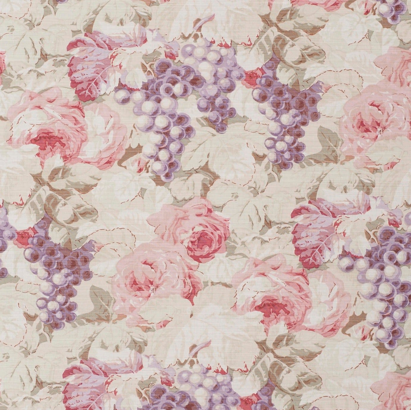 Rosevine Faded Purple Pink On Oyster