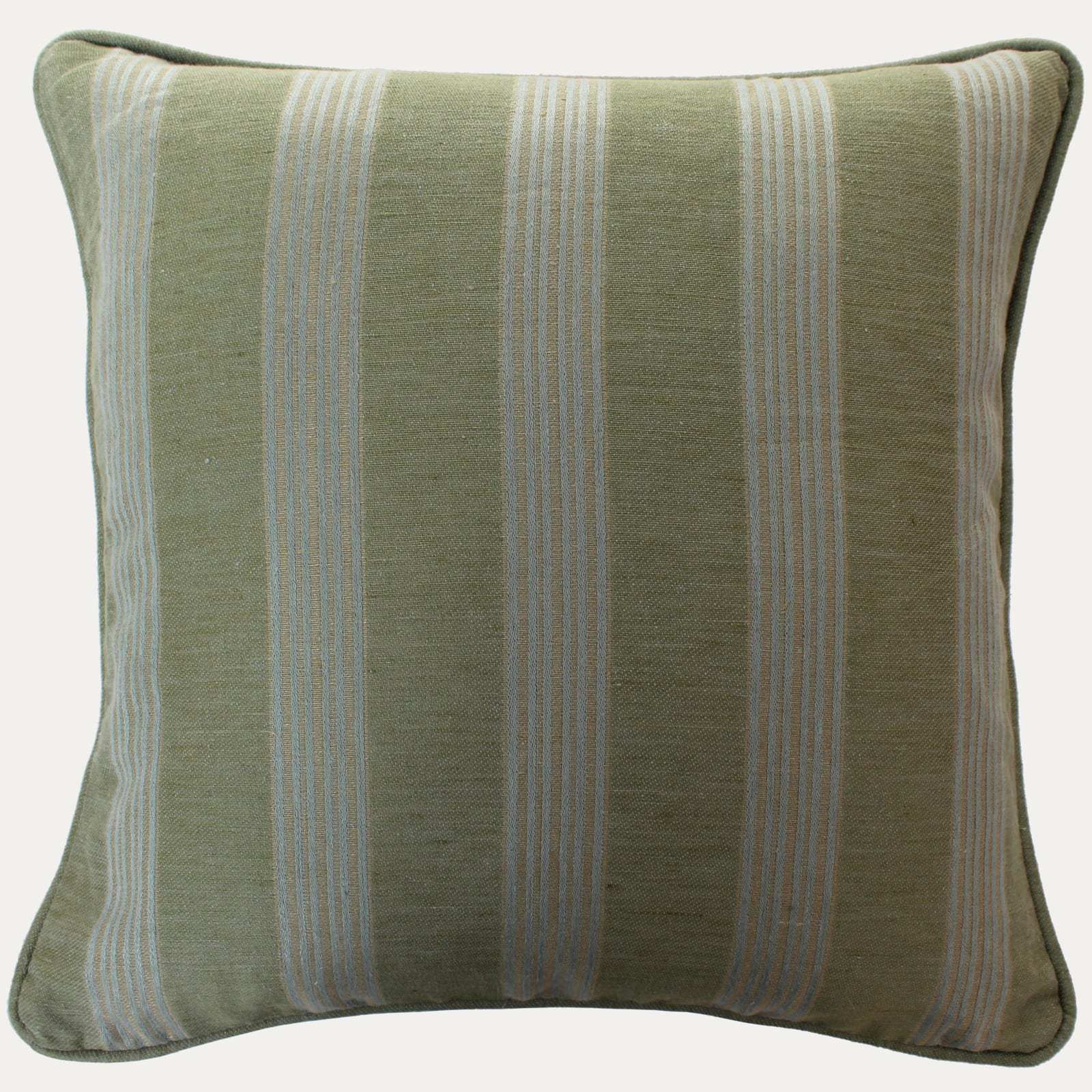 Patrick Gallagher Tessuti Sorrento Stripe Portofino Cushion with Piping