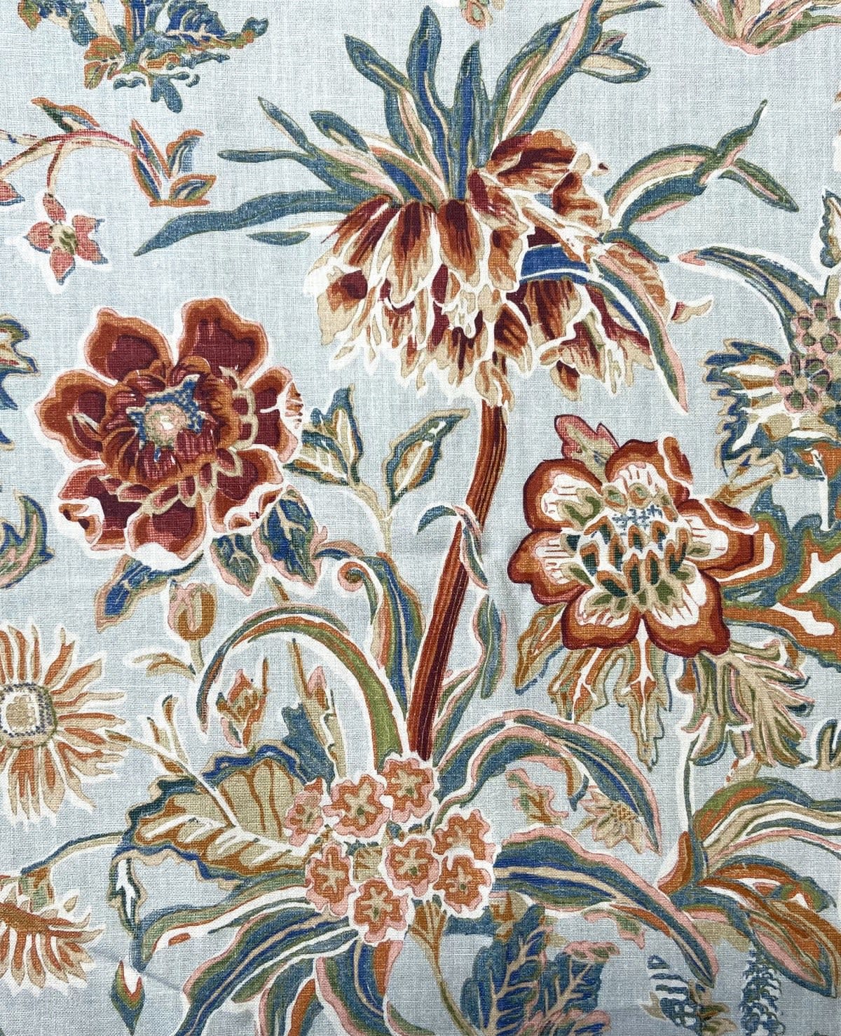 Woodland Floral Powder Blue