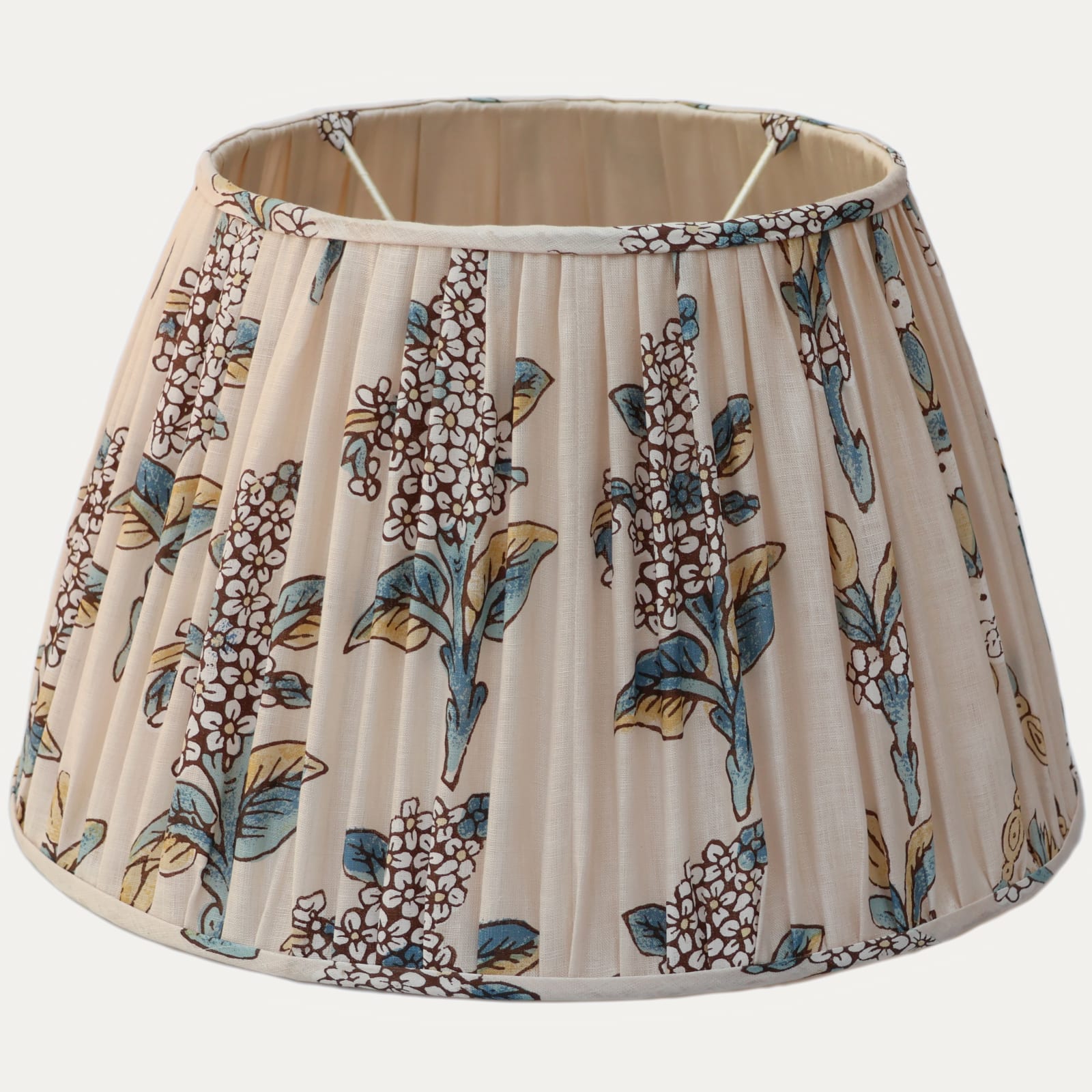Robert Kime Lilac Lamp Handsewn Gathered Lampshade