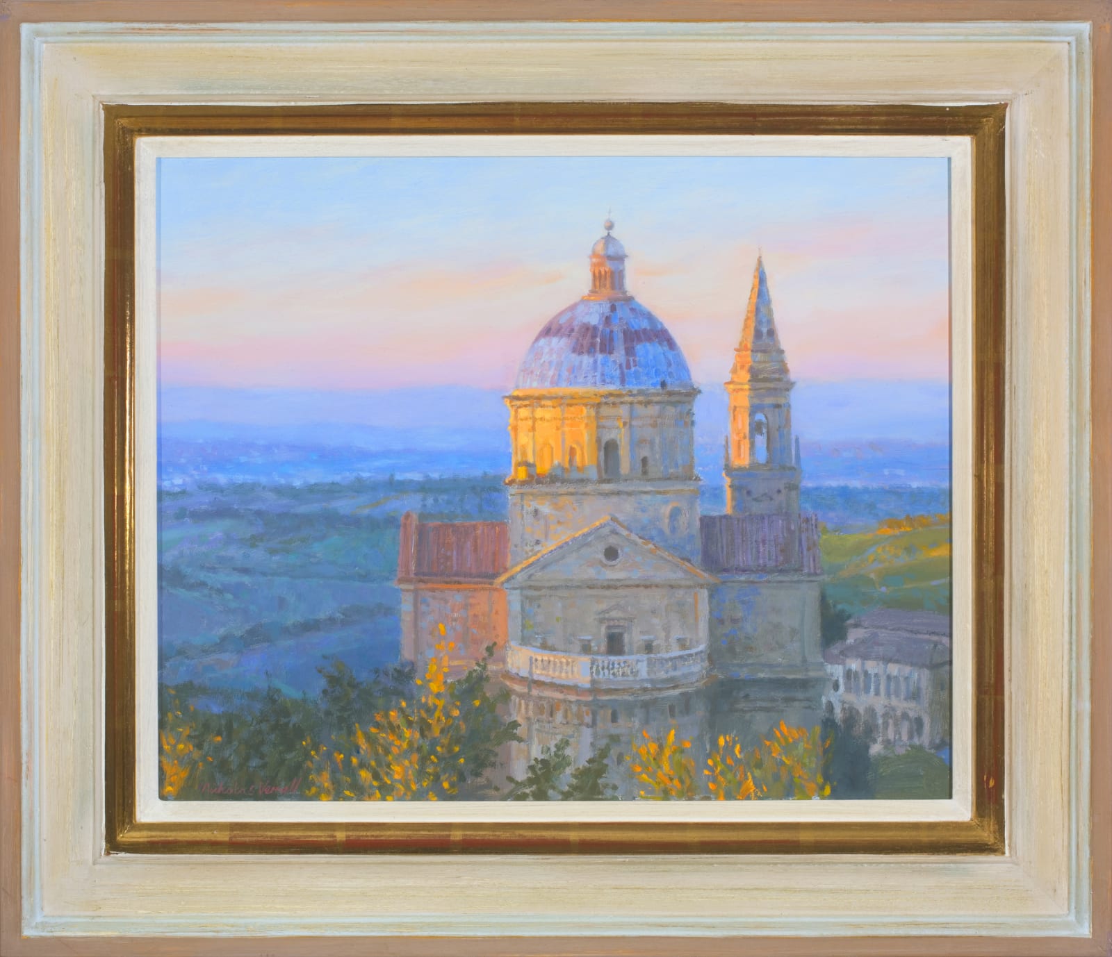 Nicholas Verrall Evening Light San Biagio Montepulciano