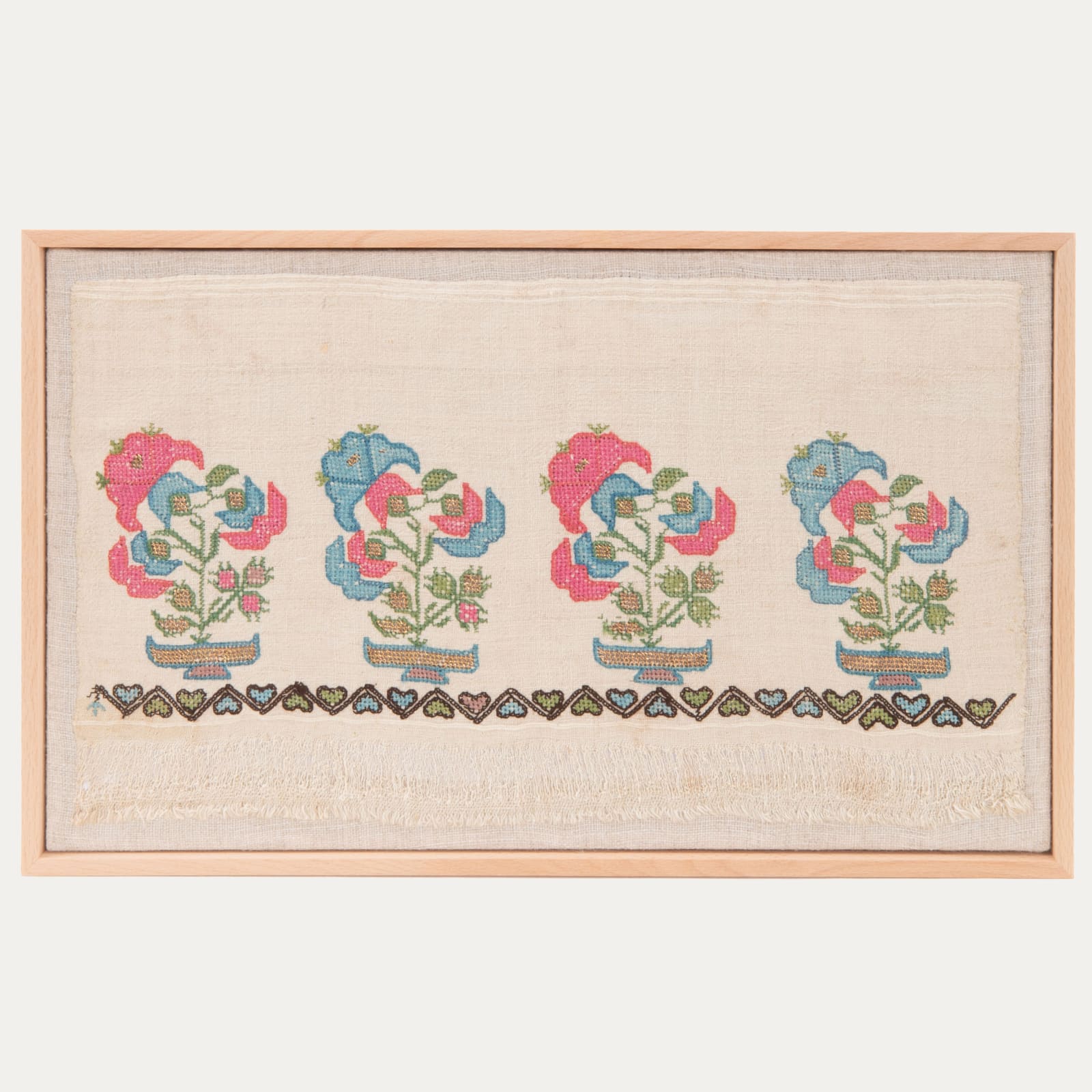 Framed Antique Textile