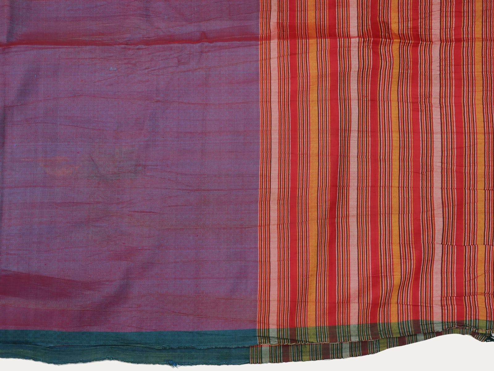 Antique Striped Textile Shot Silk
