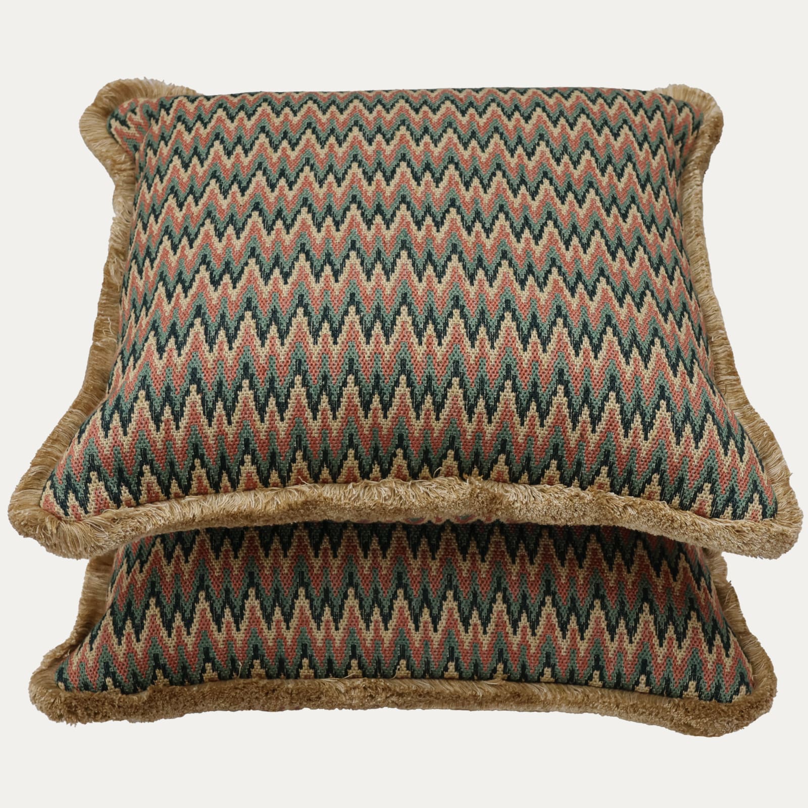 Patrick Gallagher Tessuti Vetta Firenze Decorative Cushion with Ruche Trim