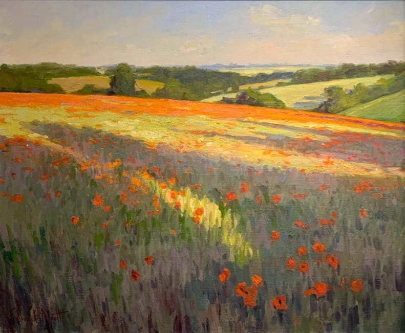 Edward Noott Poppies Near Stow